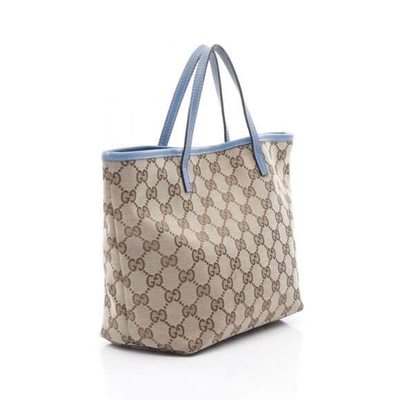 Gucci Children's Zoo Papagallo GG Canvas Tote Bag Canvas PVC Coated Canvas - Picture 2 of 6